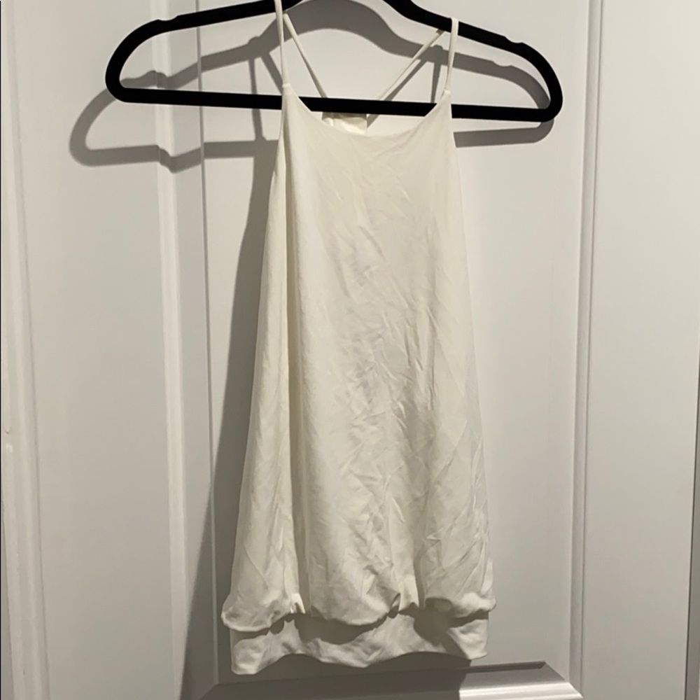 White halter top